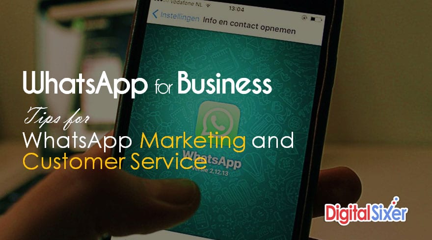 whatsapp for business marketing customer services